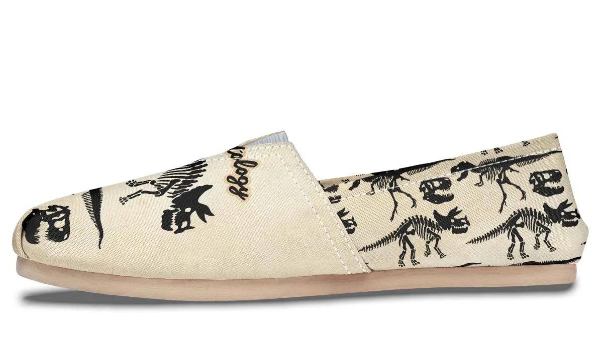 Paleontology Dinosaur Fossil Casual Shoes
