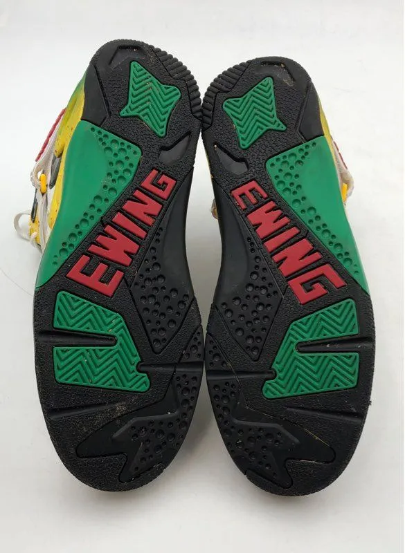 Patrick Ewing Men's Rogue 1EW90200-137 White Green Athletic Shoes - Size 11