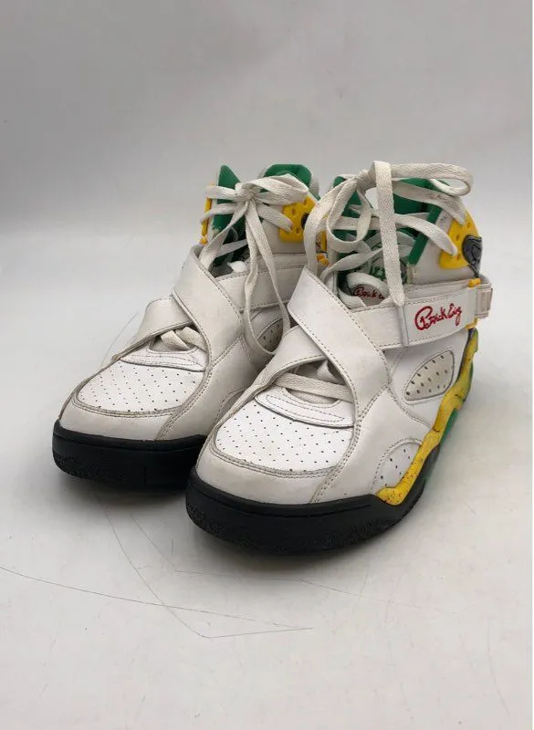 Patrick Ewing Men's Rogue 1EW90200-137 White Green Athletic Shoes - Size 11