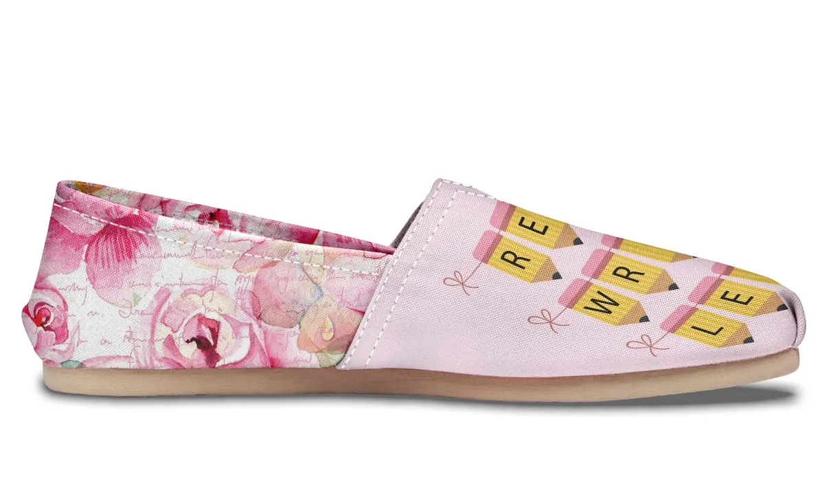 Pencil Banner Casual Shoes