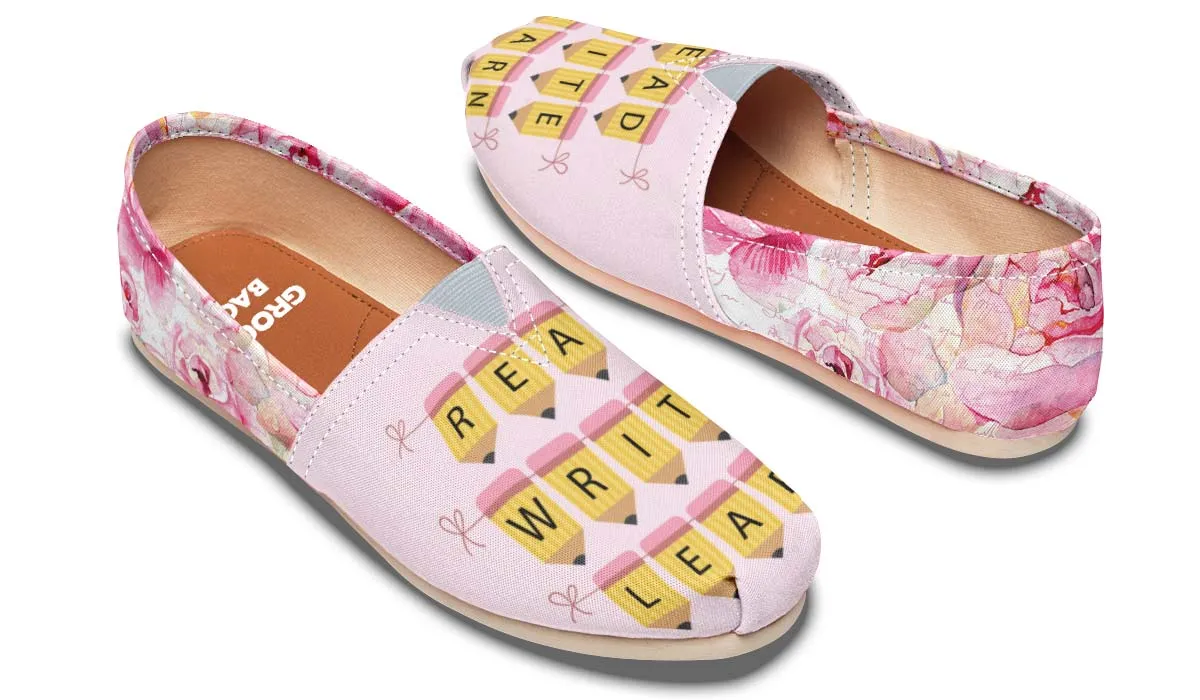 Pencil Banner Casual Shoes
