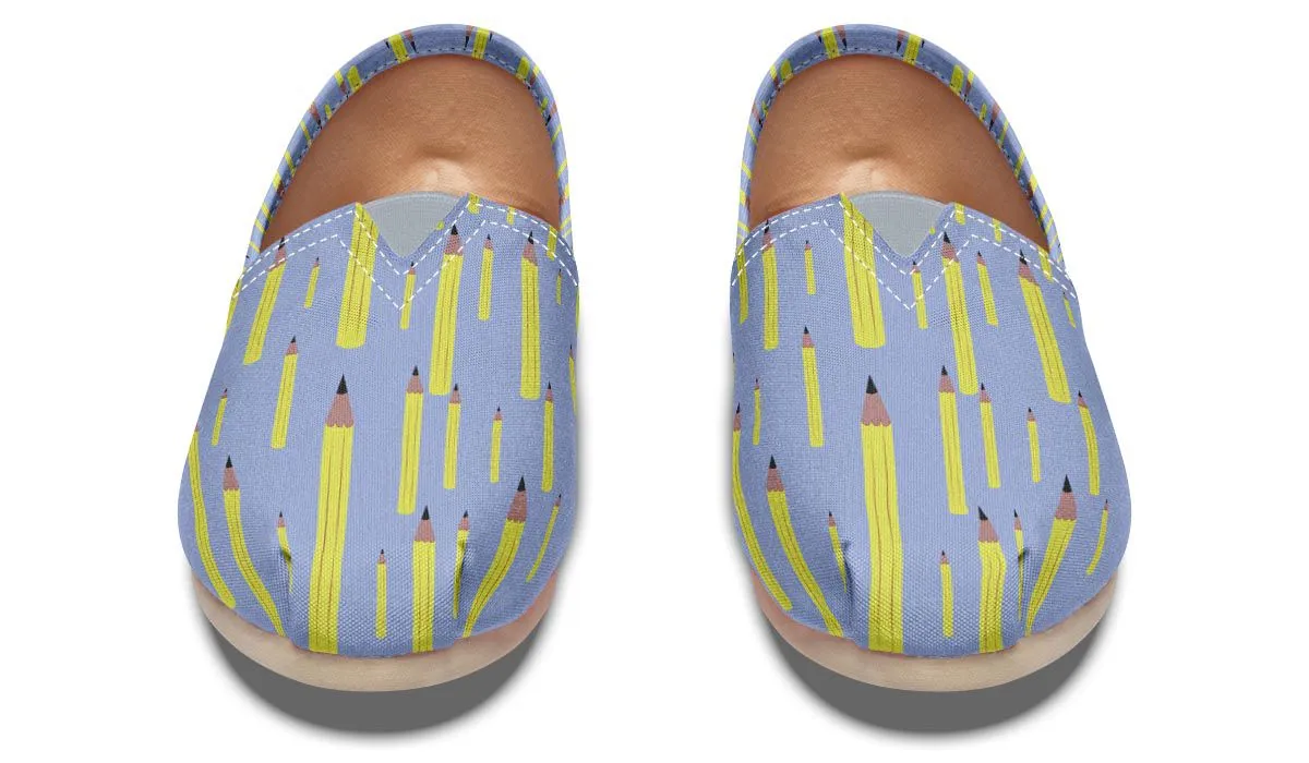 Pencil Pattern Casual Shoes