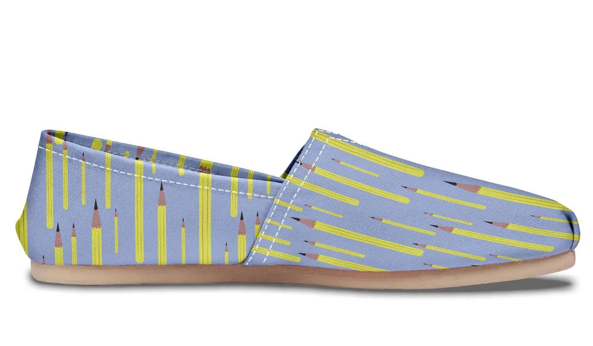 Pencil Pattern Casual Shoes