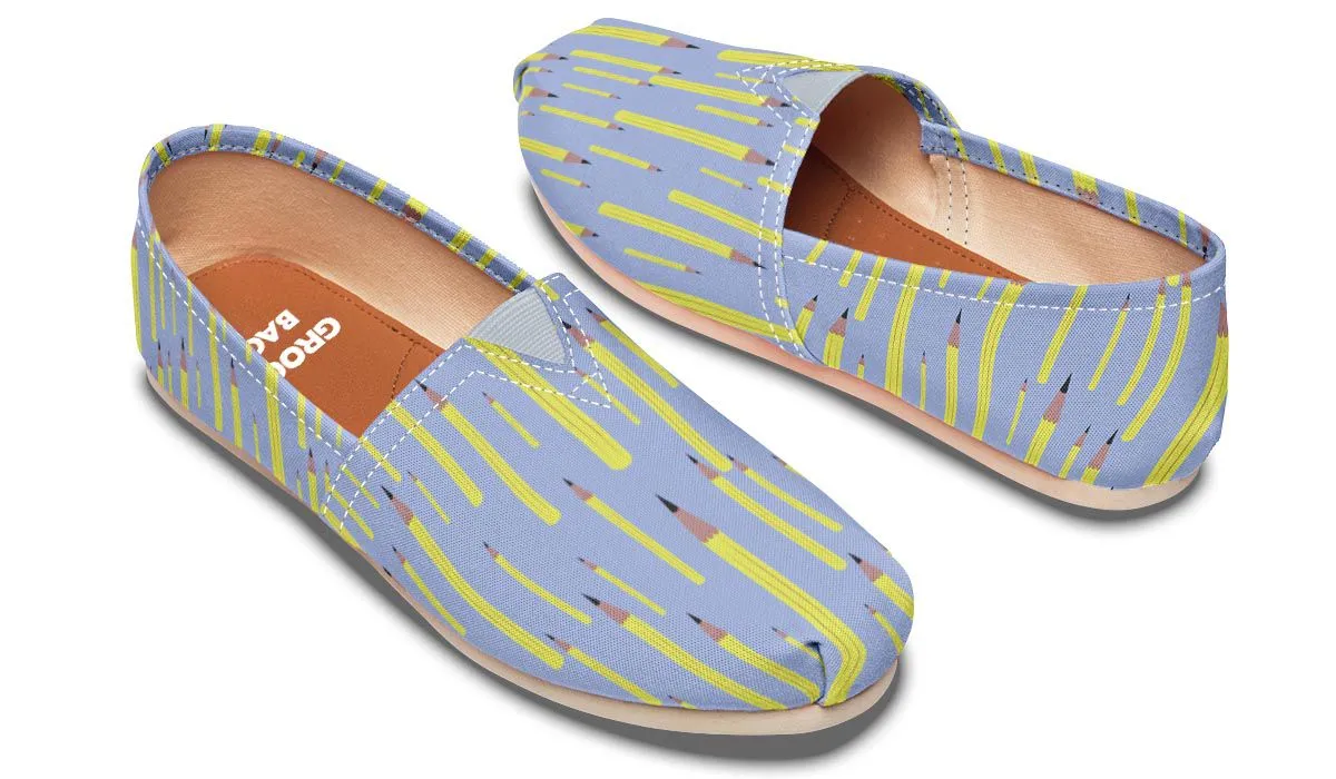Pencil Pattern Casual Shoes