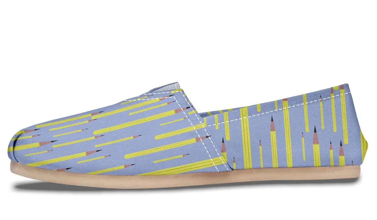 Pencil Pattern Casual Shoes