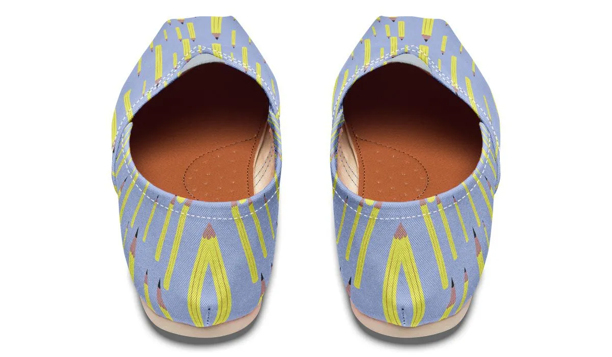 Pencil Pattern Casual Shoes