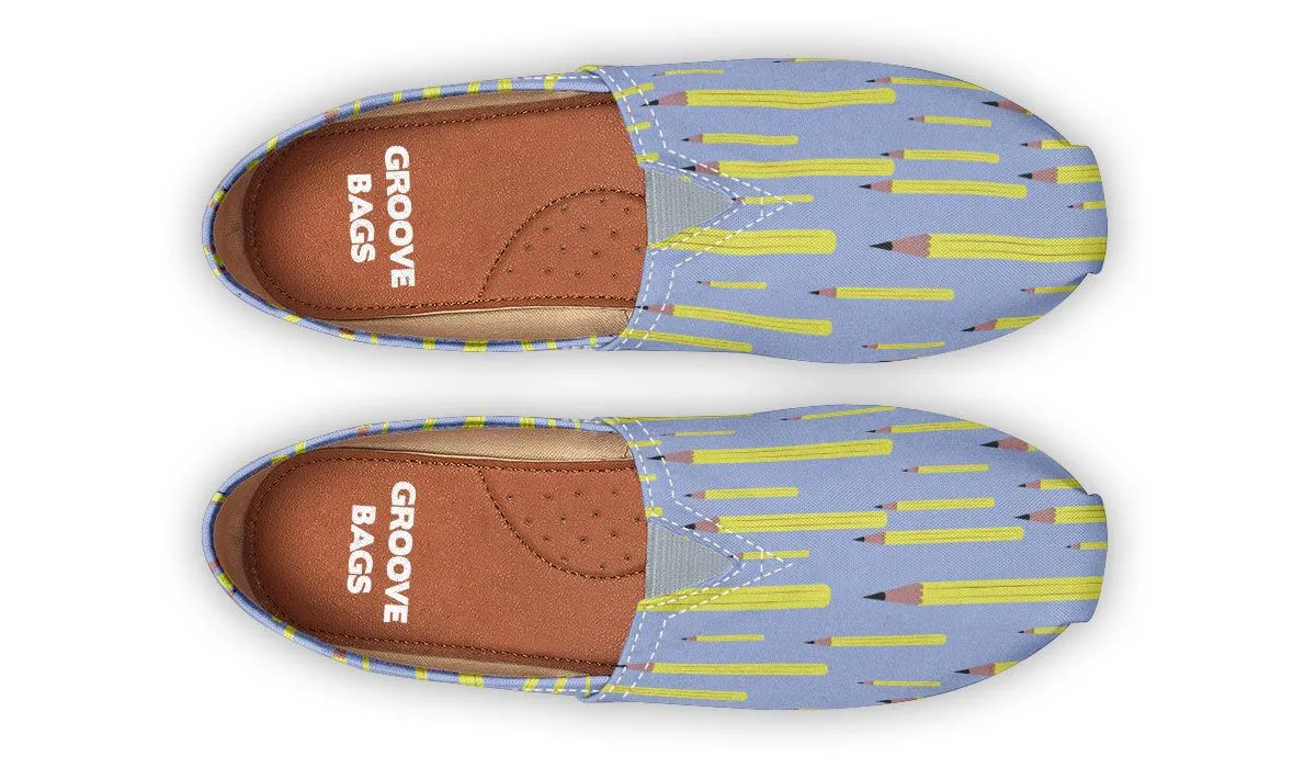 Pencil Pattern Casual Shoes