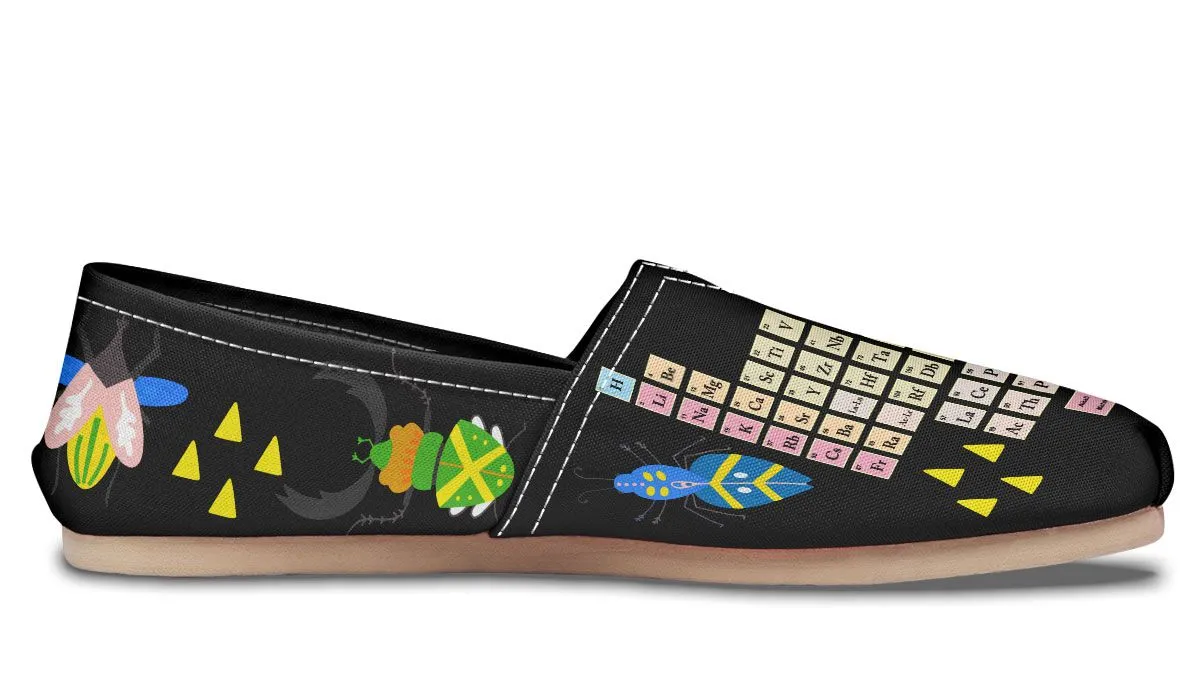 Periodic Table Bugs Casual Shoes