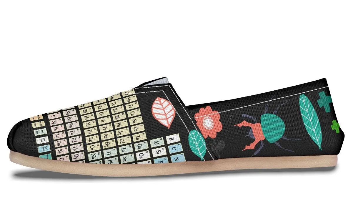 Periodic Table Bugs Casual Shoes