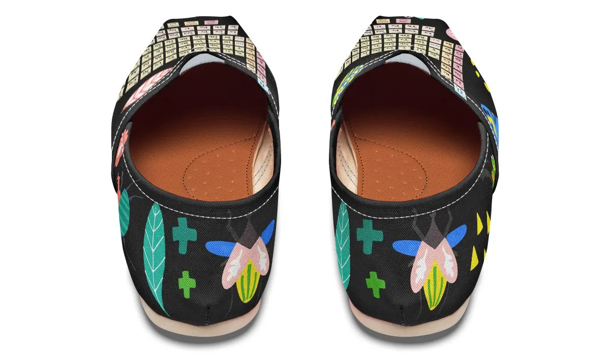 Periodic Table Bugs Casual Shoes