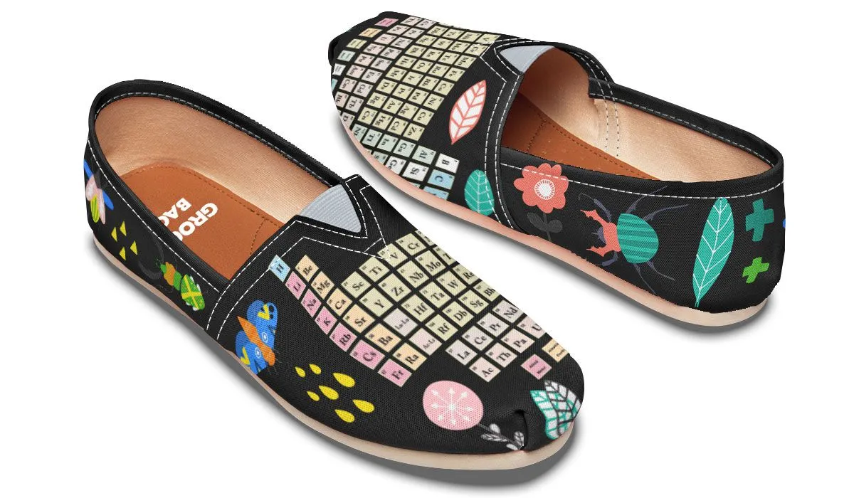 Periodic Table Bugs Casual Shoes