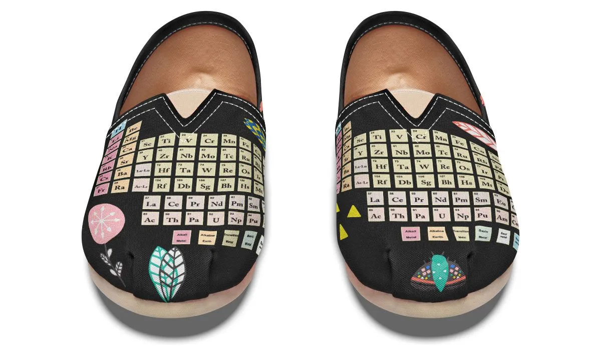 Periodic Table Bugs Casual Shoes