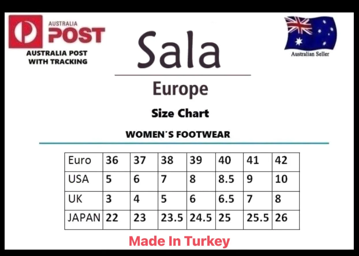 Sala Europe Gigi Dark Brown Slip On Closed Toe Made In Turkey