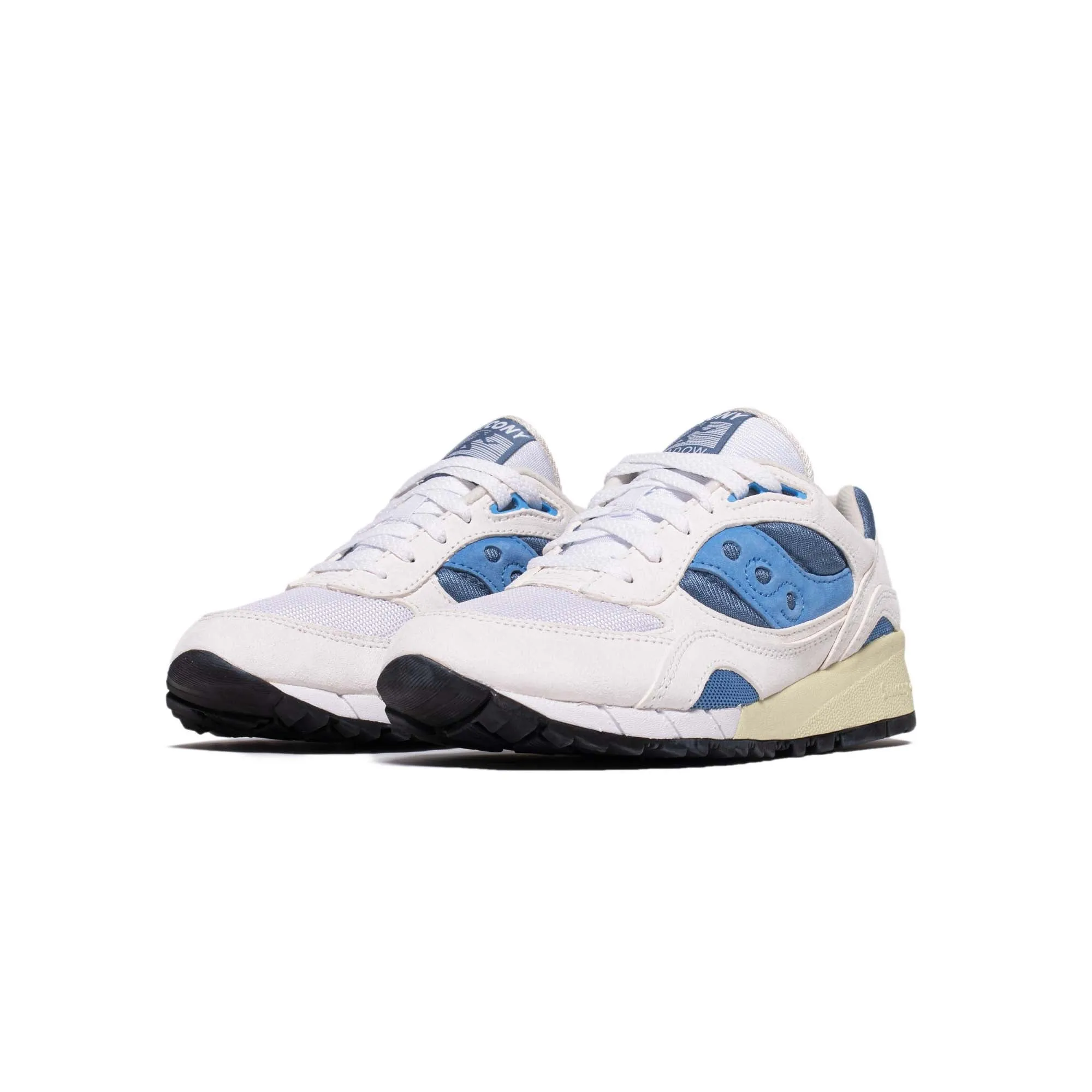 Saucony Mens Shadow 6000 Shoes 'White/Blue'