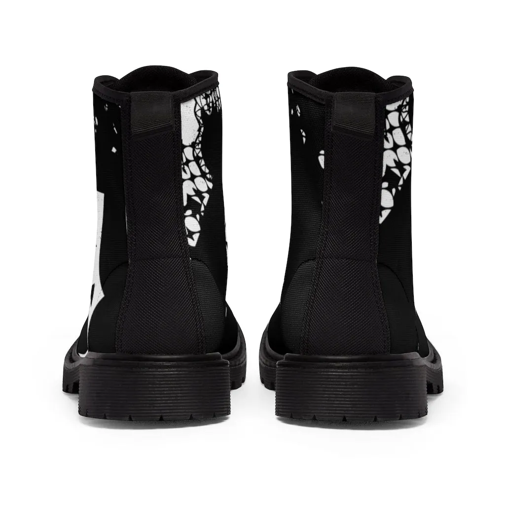 Shoes: Customized Women's Canvas Boots