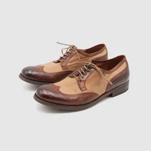 Silvano Sassetti Canvas Leather Mix Shoes