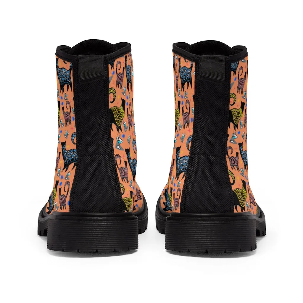 Snobby Cocktails Women's Canvas Boots