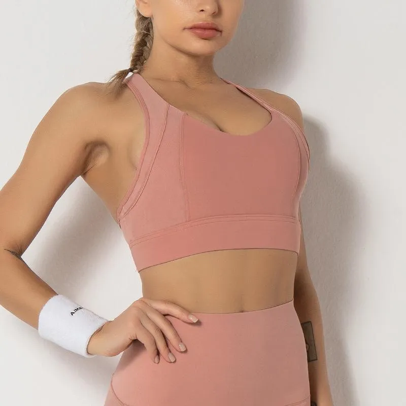 Stretch Breathable Yoga Sports Bra Top