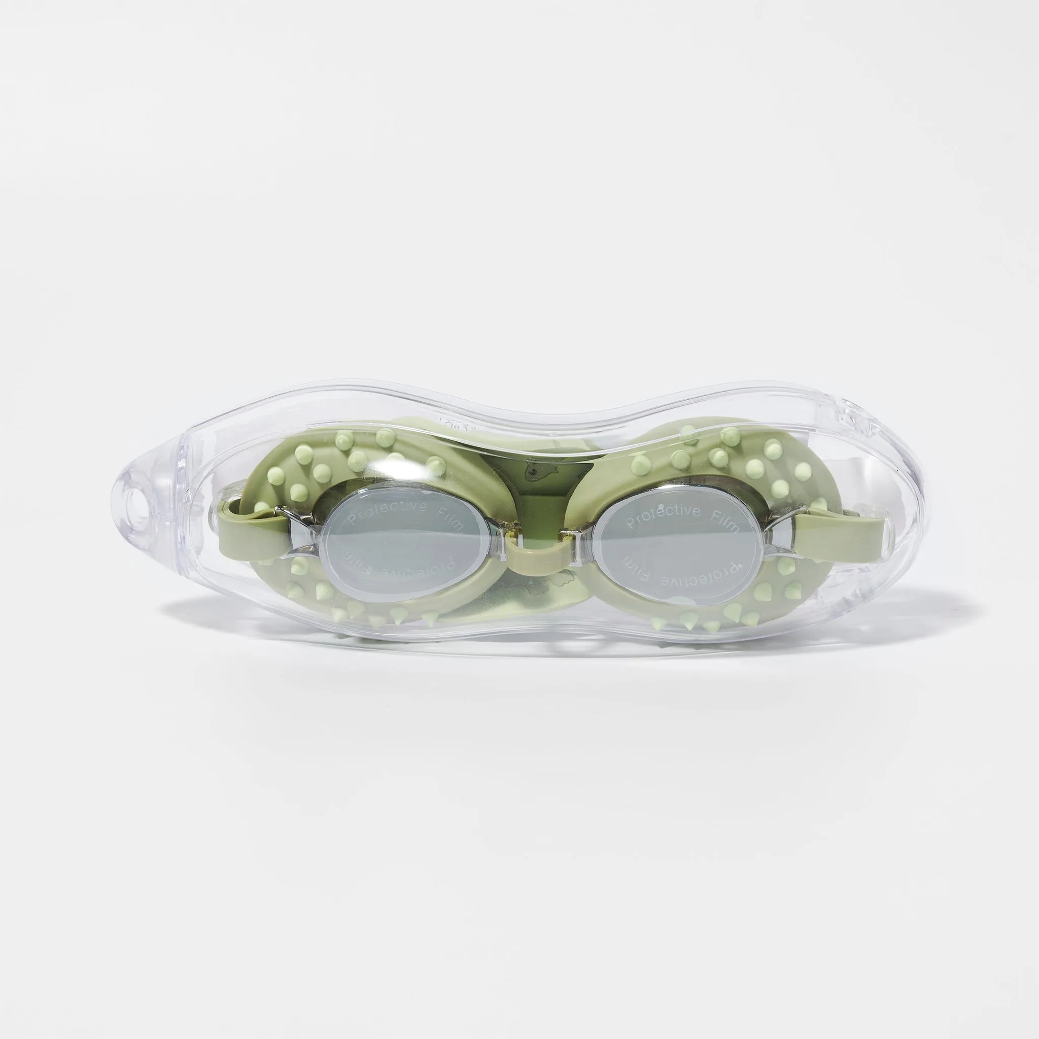 SUNNYLiFE Kids Swim Goggles Cookie The Croc Khaki