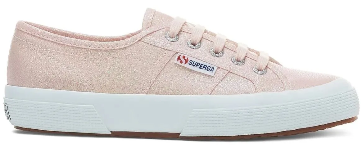Superga 2750 Pink Ish Iridescent Womens Canvas Trainers