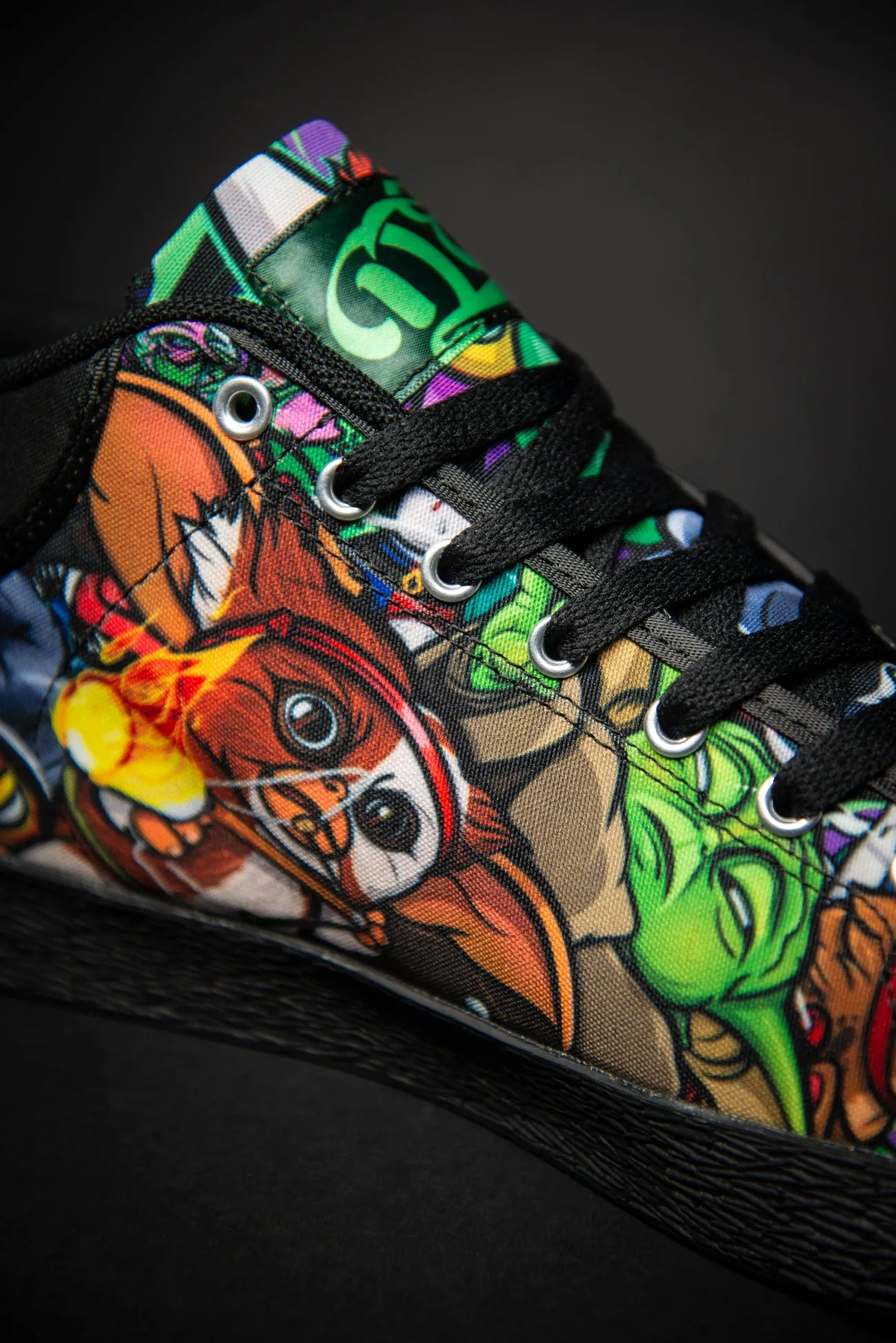Toon Buddies Canvas Mid Top Ladies Sneaker
