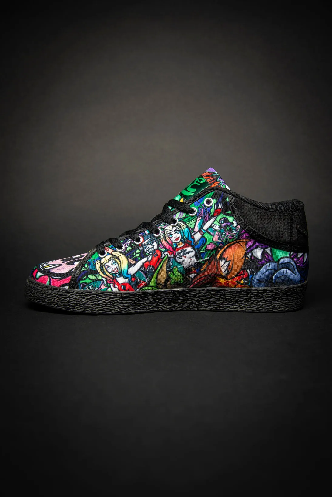 Toon Buddies Canvas Mid Top Ladies Sneaker
