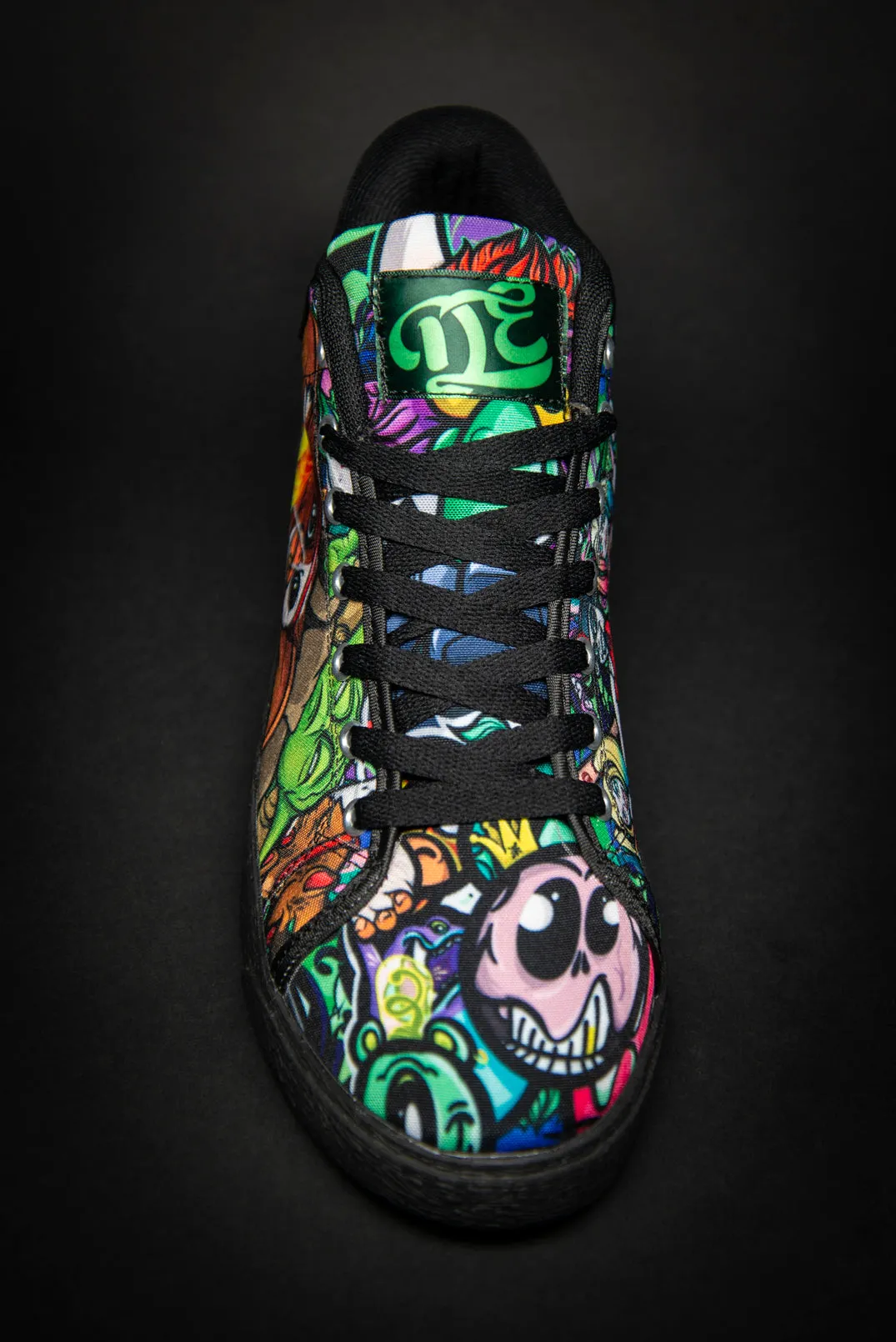 Toon Buddies Canvas Mid Top Ladies Sneaker