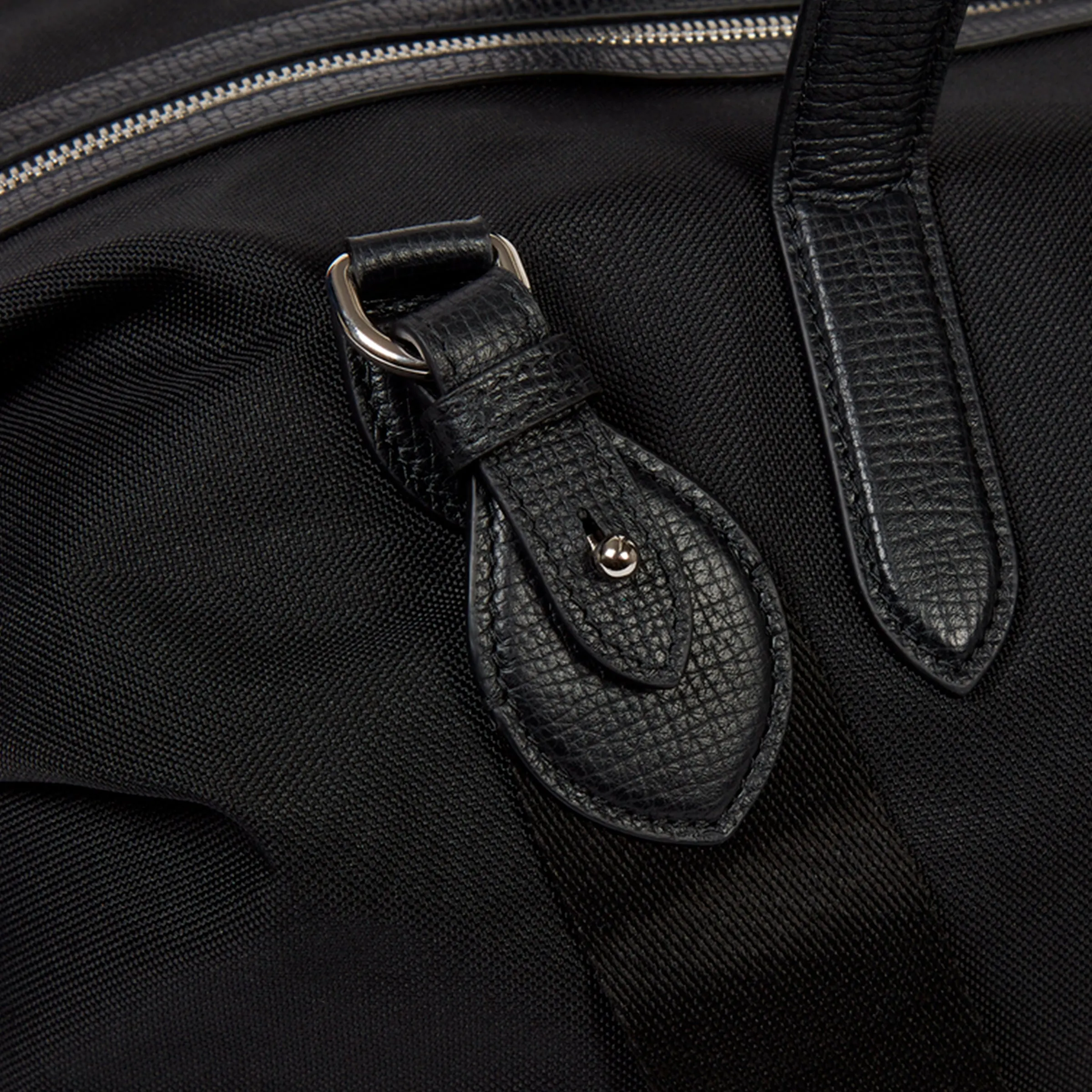 Travel Bag in Norton Canvas - Black
