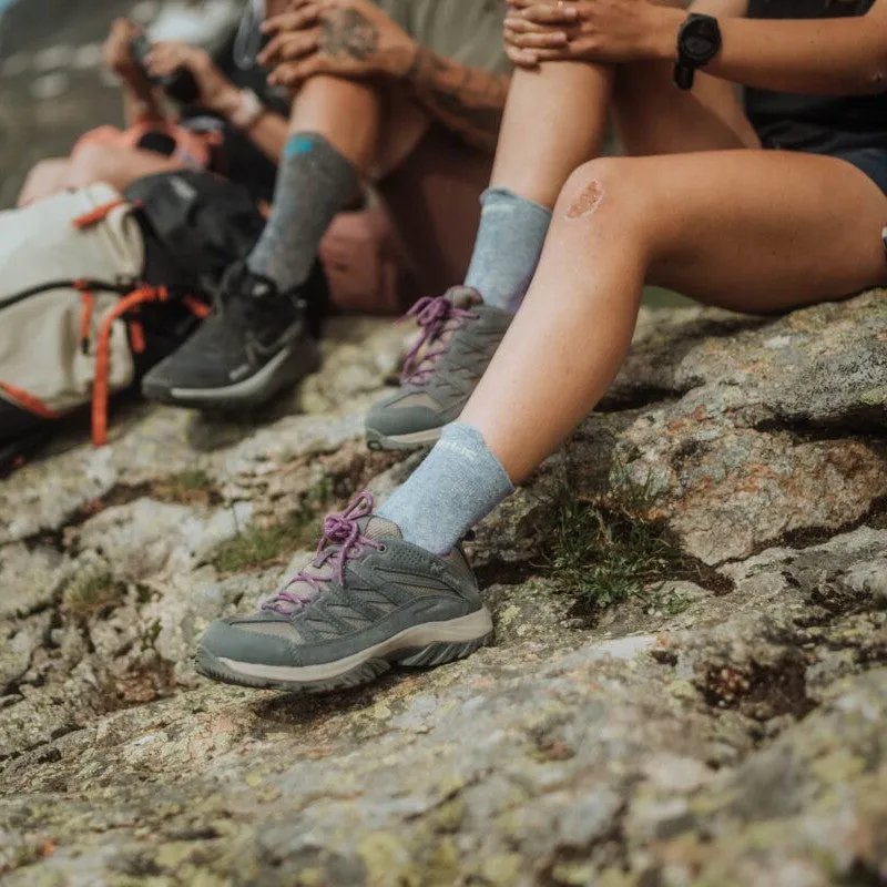 Trekking socks - Trekking Ultracool Linen Ankle women grey/purple
