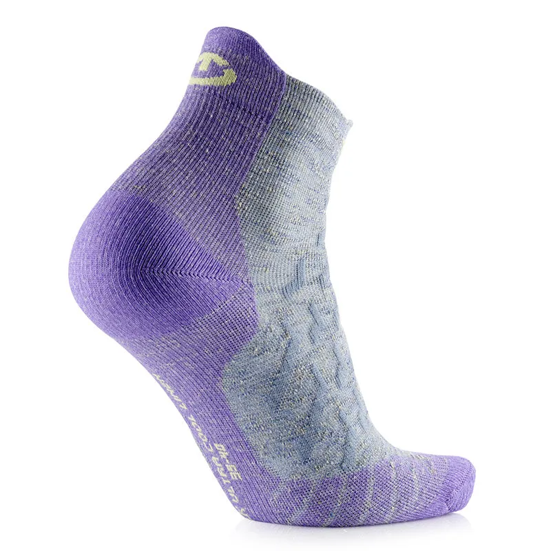 Trekking socks - Trekking Ultracool Linen Ankle women grey/purple