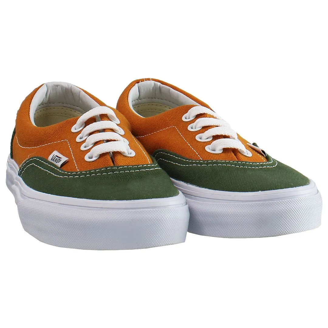 Vans Era Mens Green/Orange Plimsolls