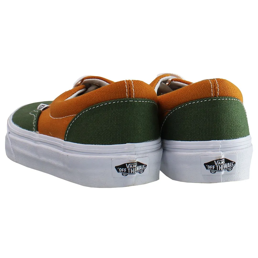 Vans Era Mens Green/Orange Plimsolls