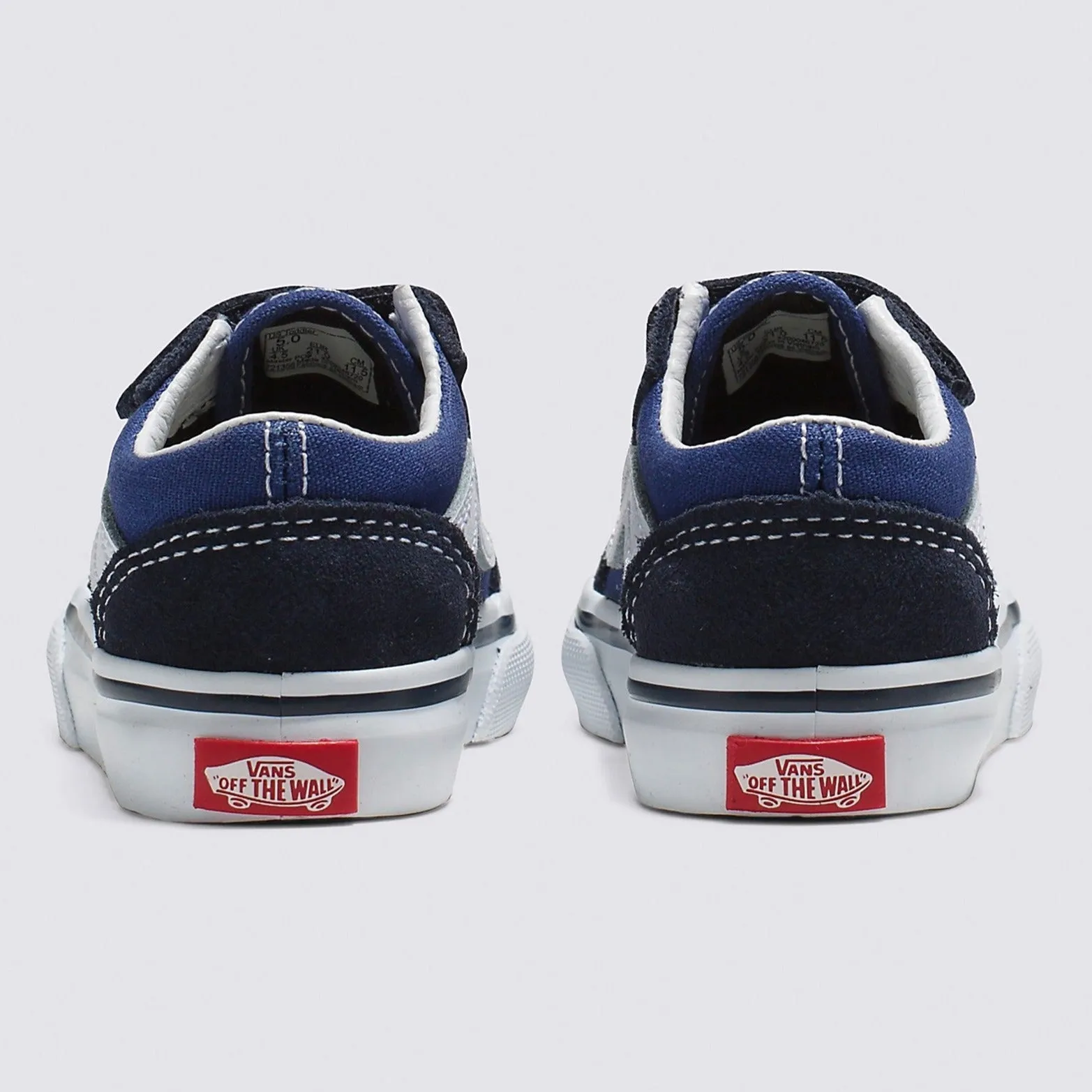 Vans Toddler Old Skool V Skateboard Shoe - Navy