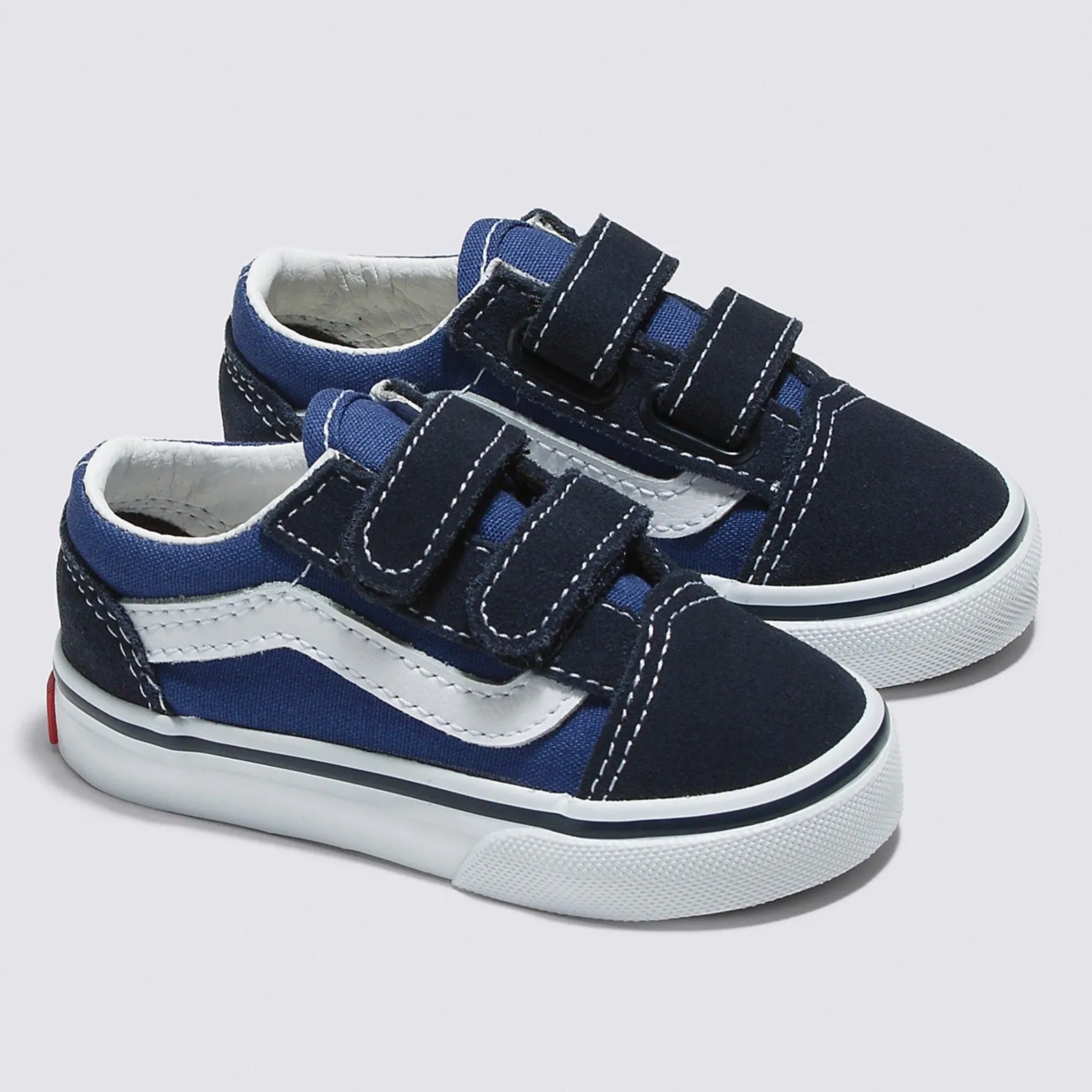 Vans Toddler Old Skool V Skateboard Shoe - Navy