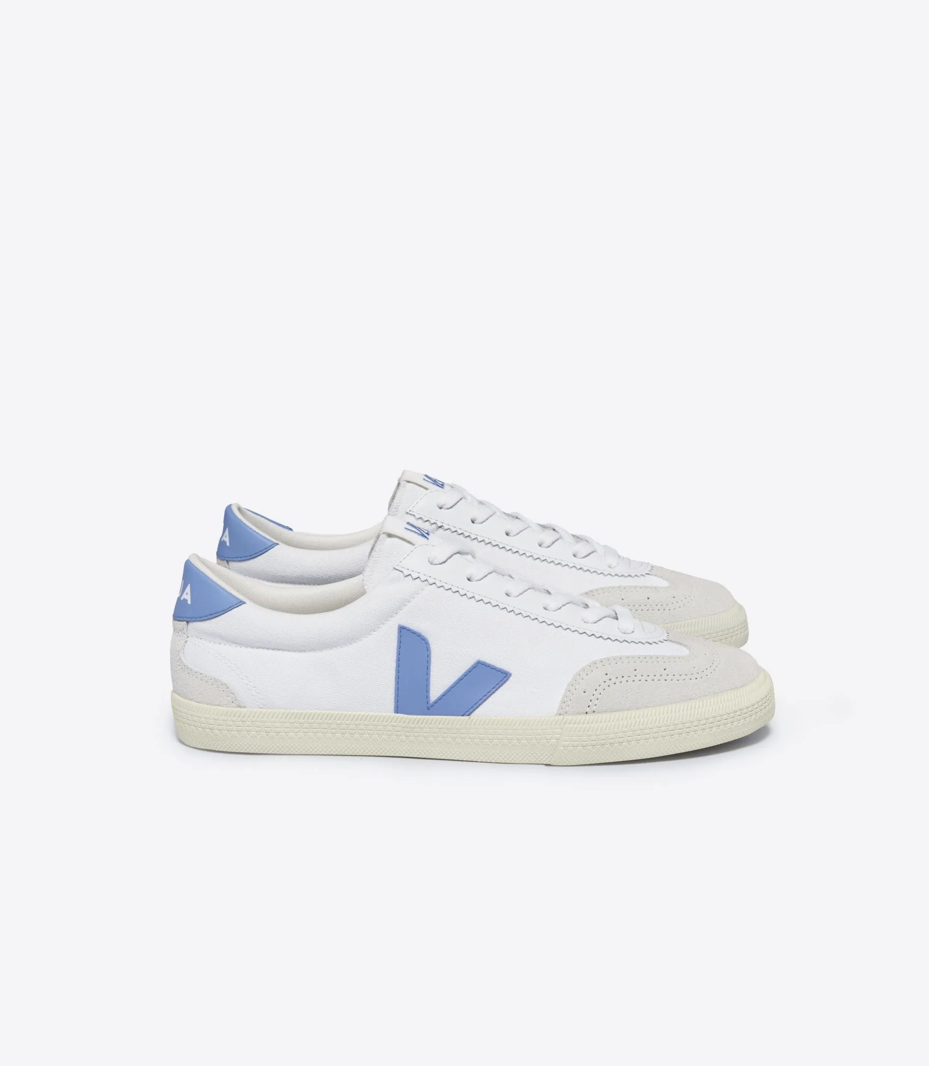 VEJA VOLLEY CANVAS WHITE/AQUA
