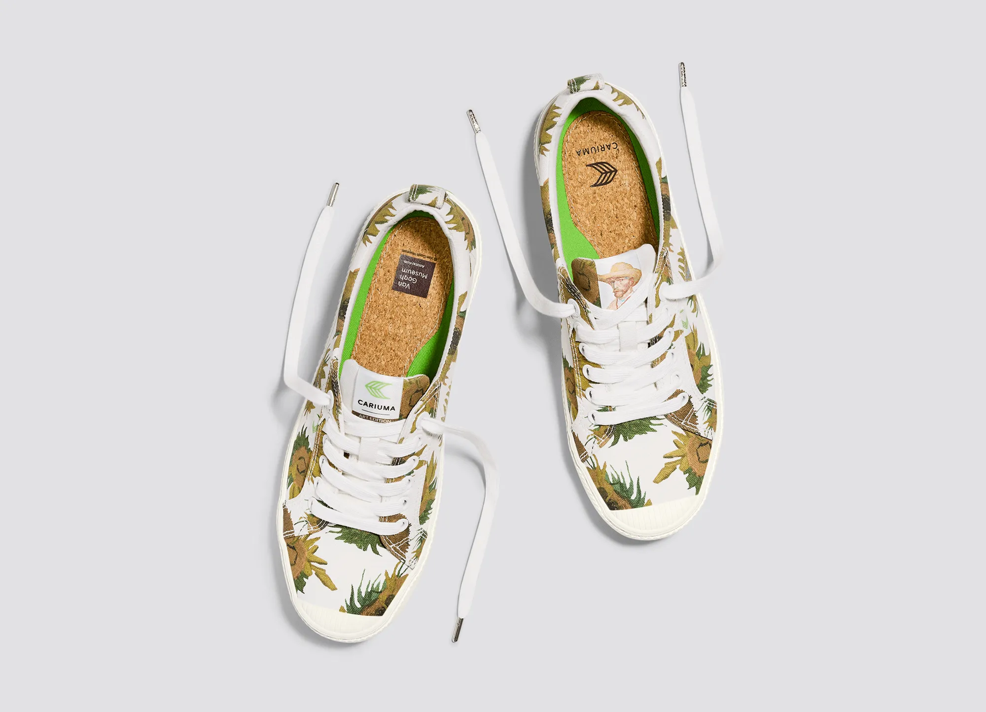 VGM OCA Low Sunflowers Off-White Canvas Sneaker Women
