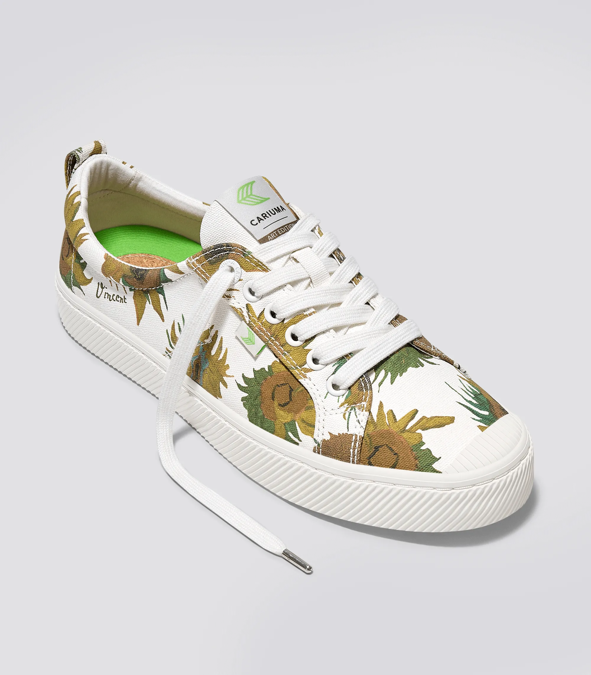 VGM OCA Low Sunflowers Off-White Canvas Sneaker Women