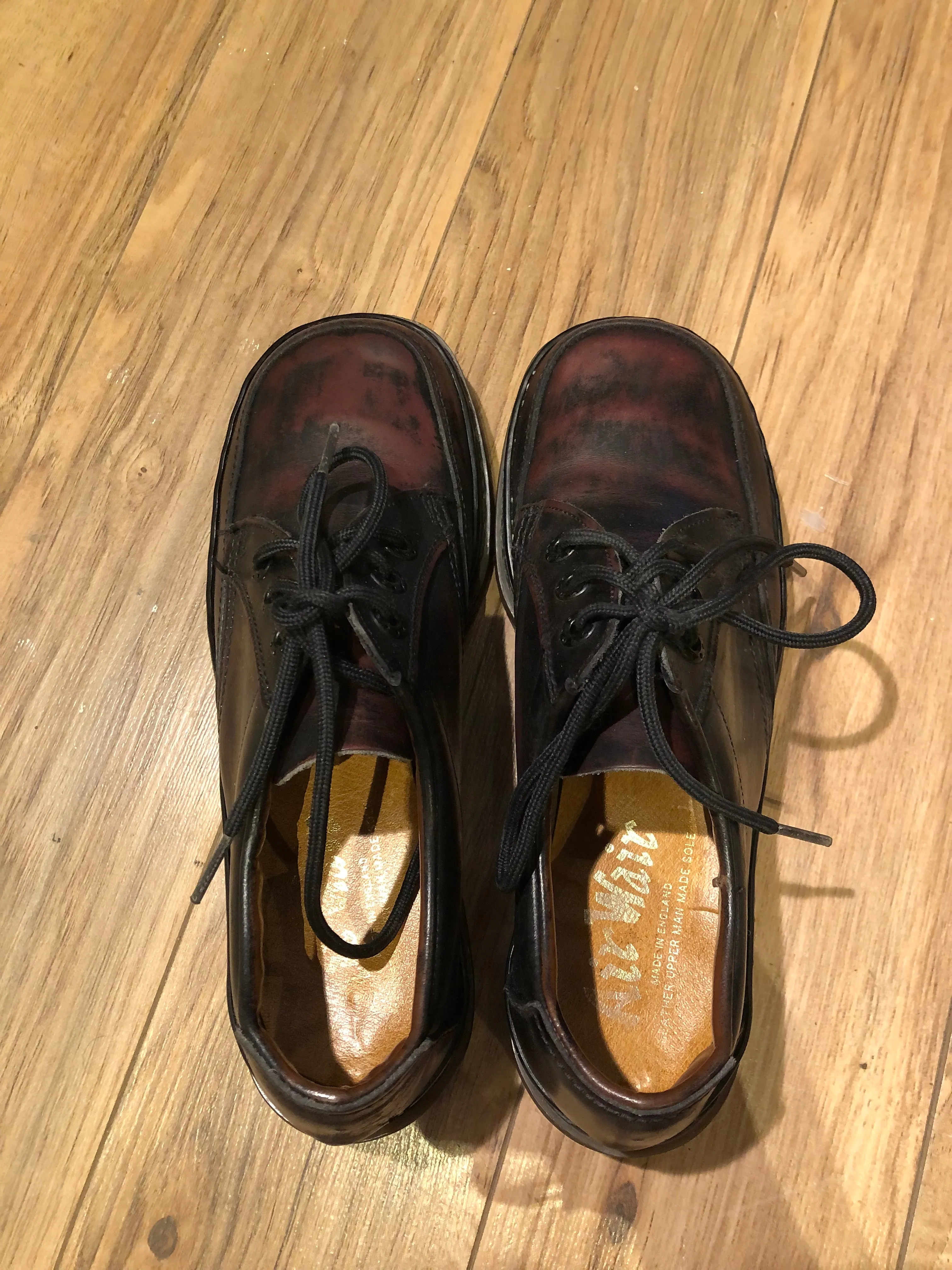 Vintage Dr. Martens Shoes, Made in England, UK 4/ US W 6/ EUR 37