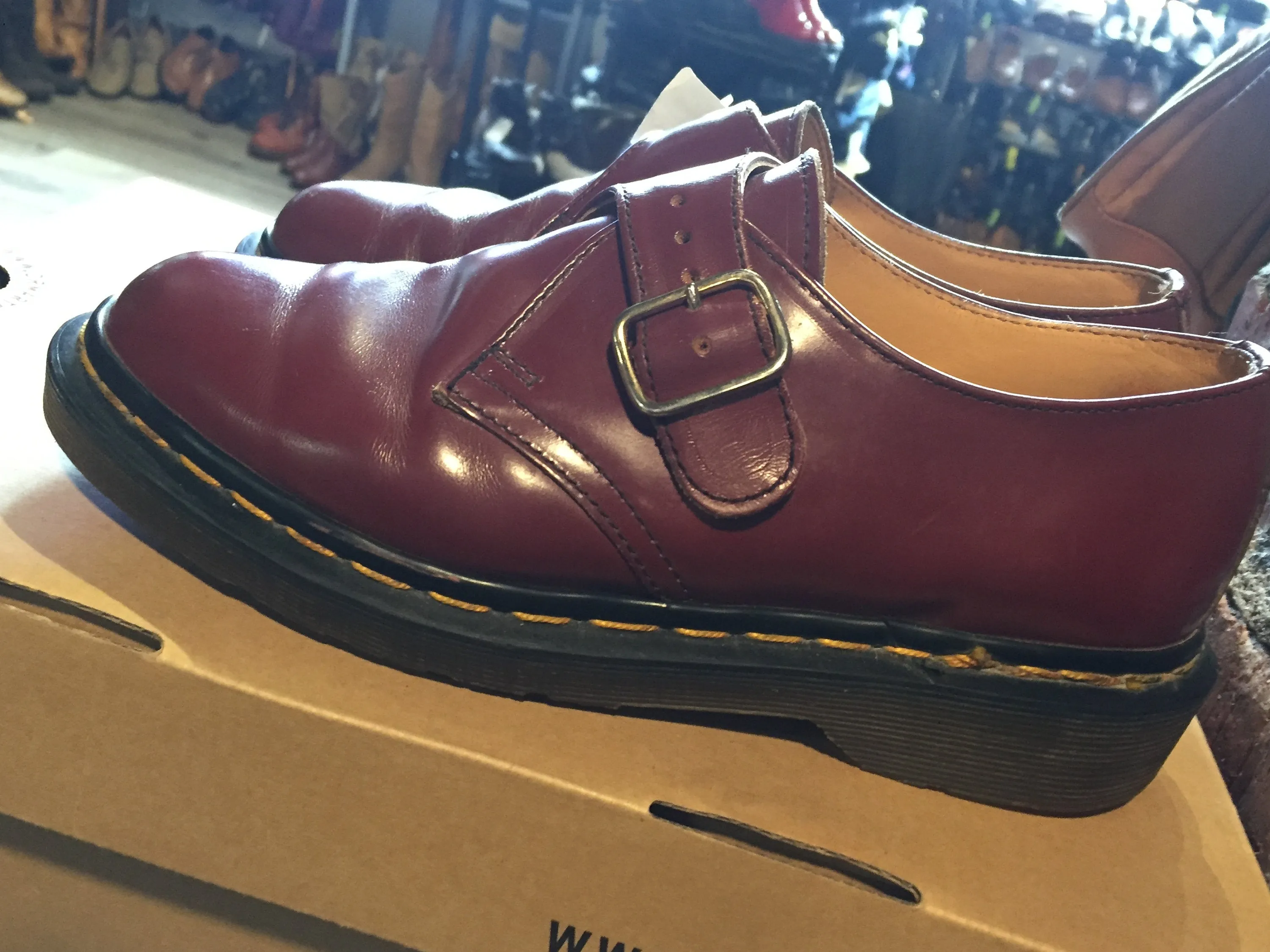 Vintage Monkstrap Doc Martens Made in UK, SOLD
