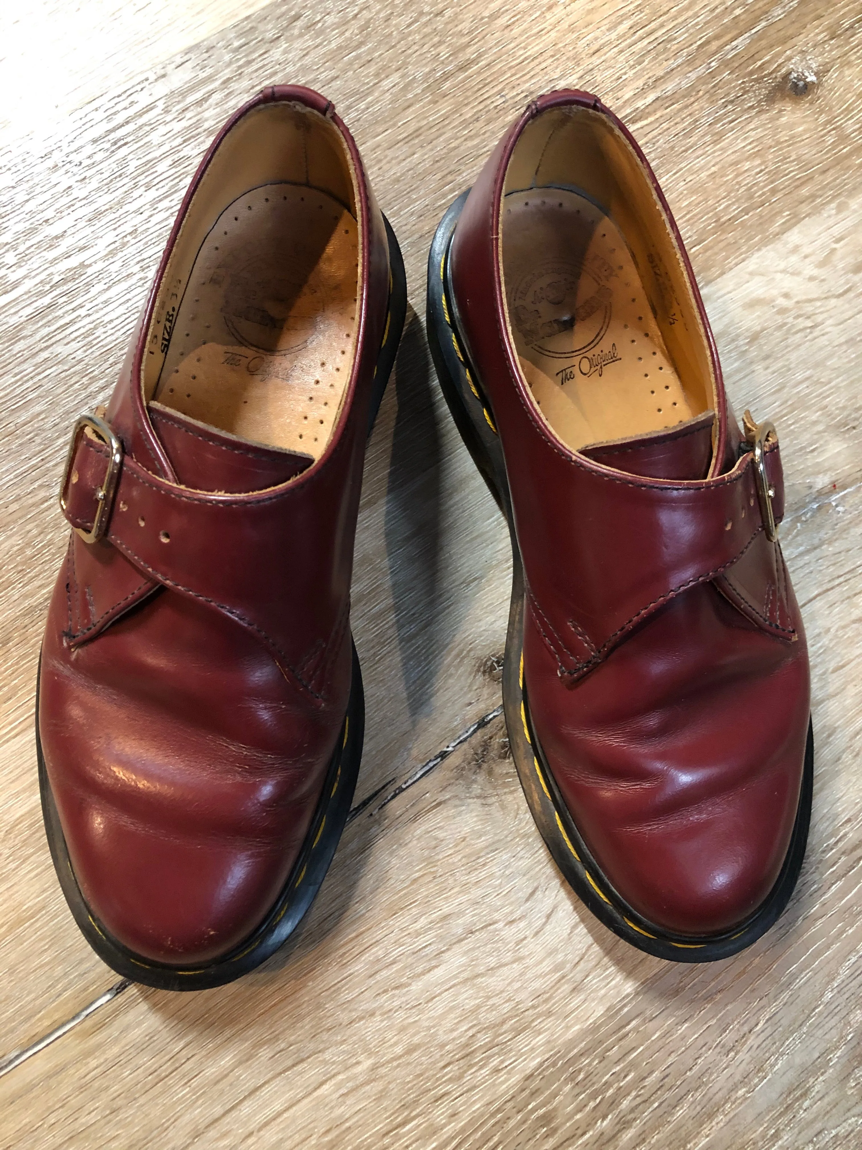 Vintage Monkstrap Doc Martens Made in UK, SOLD