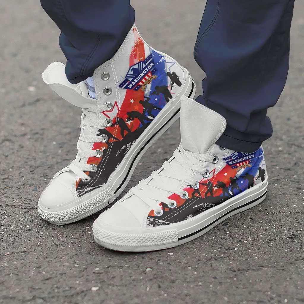 Washington Veteran Canvas High Top Shoes